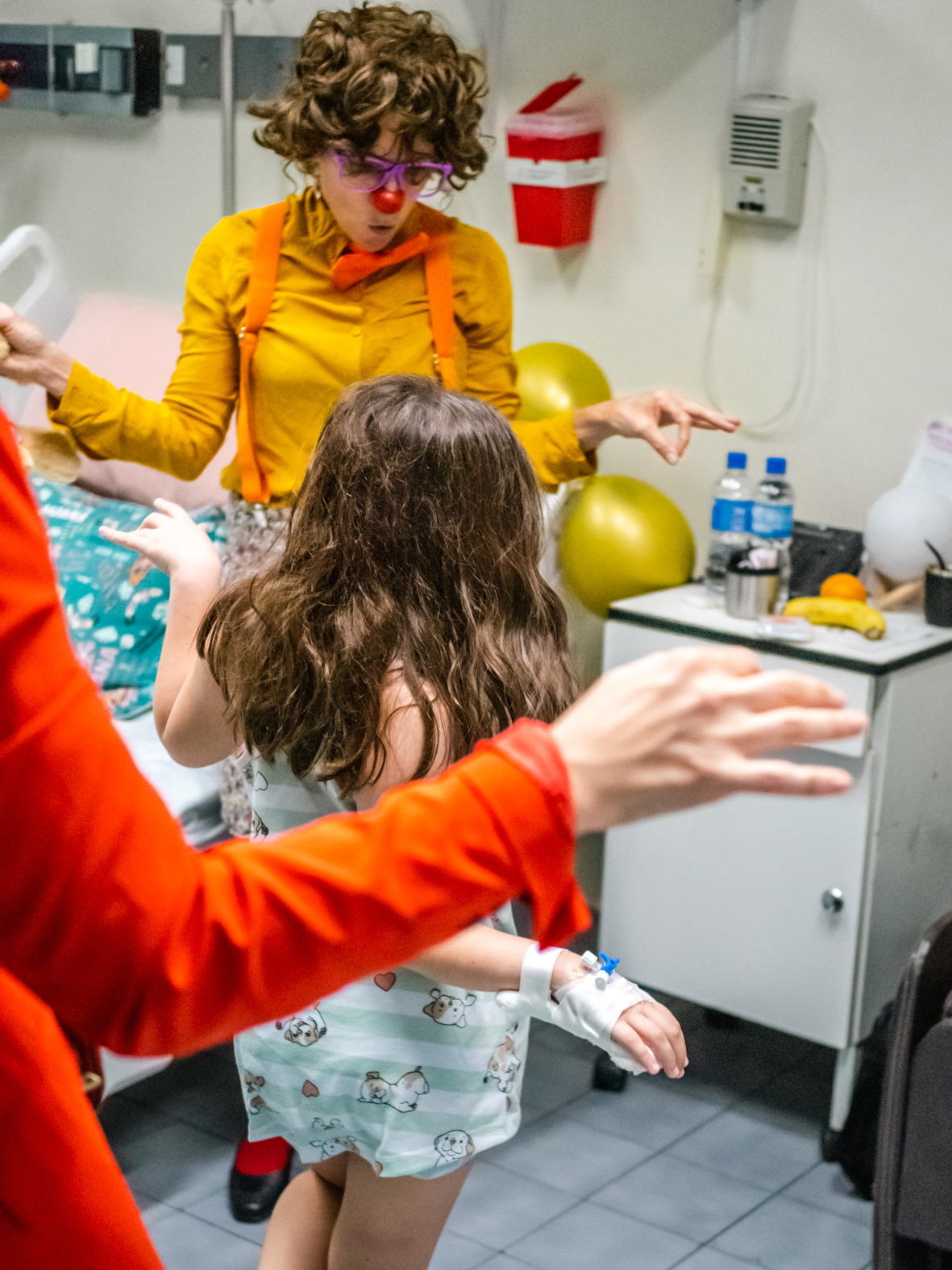 Alegrañatas en el hospital